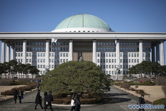 位于首尔的国会大楼。