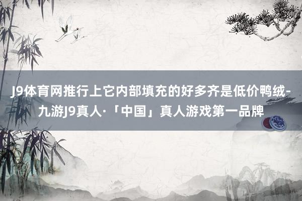 J9体育网推行上它内部填充的好多齐是低价鸭绒-九游J9真人·「中国」真人游戏第一品牌